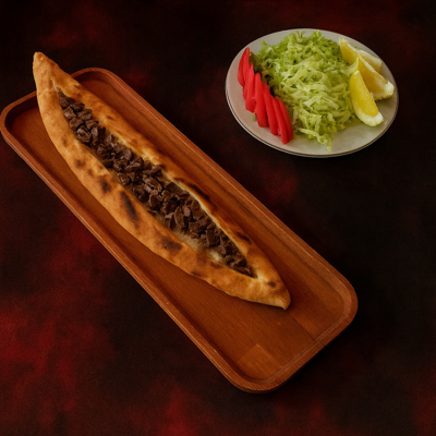 Kavurma Kaşar Pide