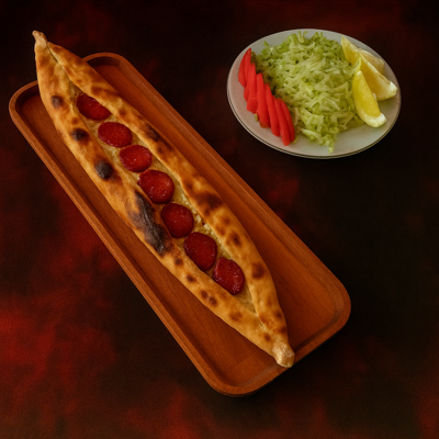 Sucuk Kaşar Pide